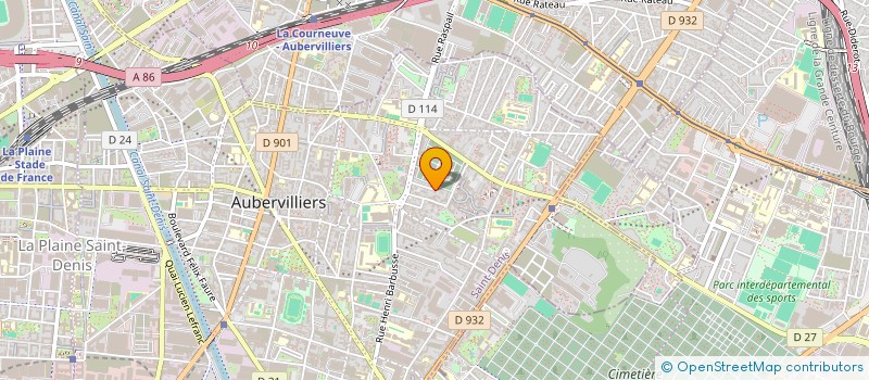 localisation de l'entreprise AMIK  AUBERVILLIERS