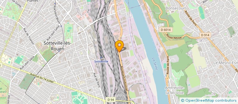 localisation de l'entreprise AMILCAR  SOTTEVILLE-LES-ROUEN