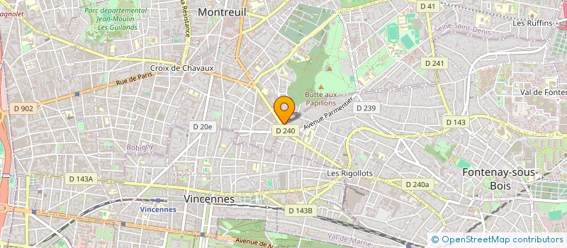 localisation de l'entreprise AMILCAR CONSTRUCTION EURL à MONTREUIL