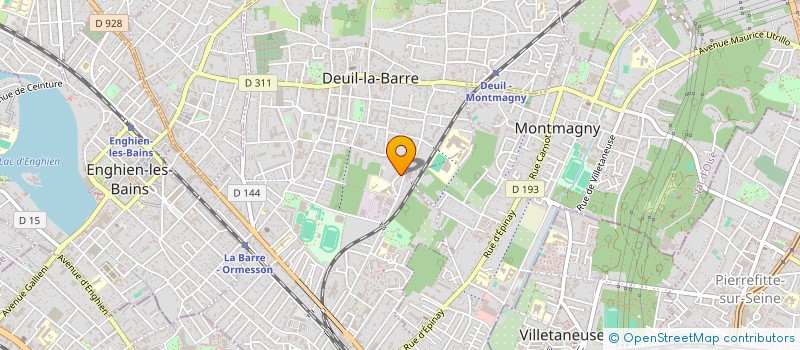 localisation de l'entreprise AMILCAR ELECTRICITE à DEUIL-LA-BARRE
