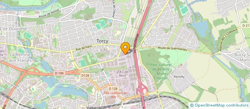 localisation de l'entreprise AMILCAR HOLDING  CROISSY-BEAUBOURG