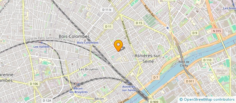 localisation de l'entreprise AMILCAR PEREIRA PEINTURE à ASNIERES-SUR-SEINE