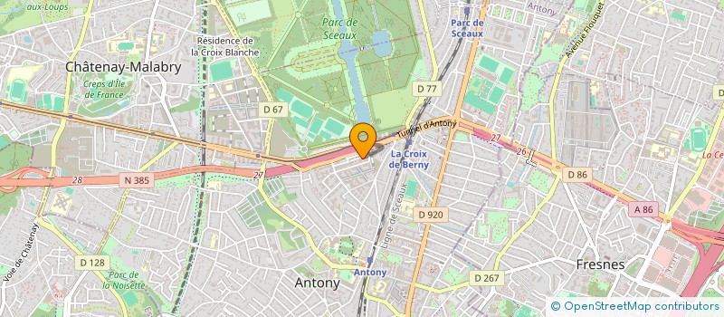 localisation de l'entreprise AMILCON DEVELOPPEMENT à ANTONY