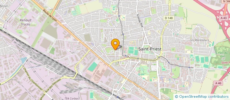 localisation de l'entreprise AMILIAN  SAINT-PRIEST