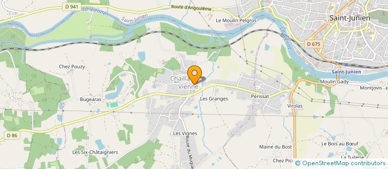 localisation de l'entreprise AMILIAS  SAINT-BRICE-SUR-VIENNE