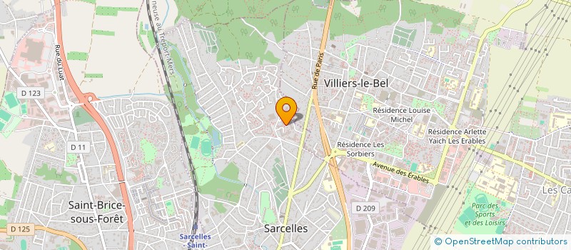 localisation de l'entreprise AMILLY CONSTRUCTION NEUVE  SARCELLES