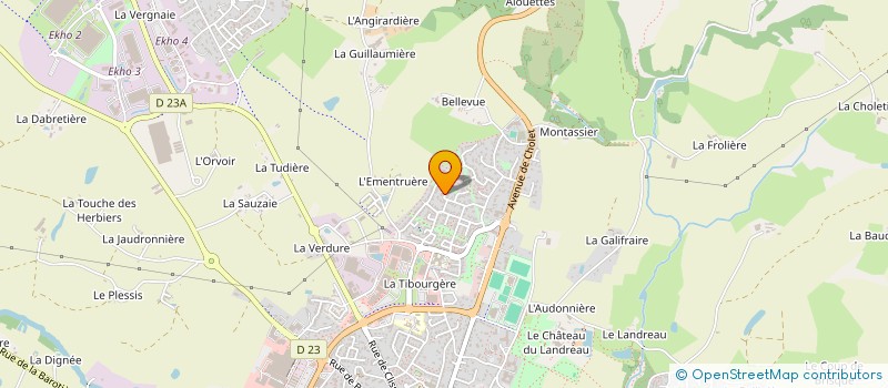localisation de l'entreprise AMILOE à LES HERBIERS