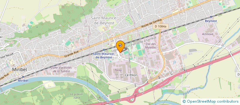 localisation de l'entreprise AMILPE  SAINT-MAURICE-DE-BEYNOST
