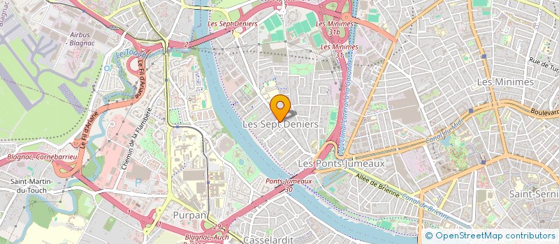 localisation de l'entreprise AMILTON COIFFURE  TOULOUSE