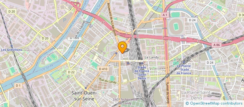 localisation de l'entreprise AMIMA à SAINT-DENIS