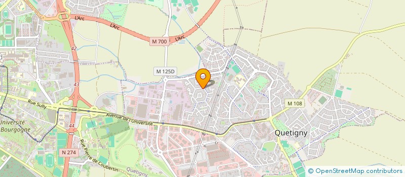 localisation de l'entreprise AMIMAT RECH EDUCATION PEDAGOGI à QUETIGNY