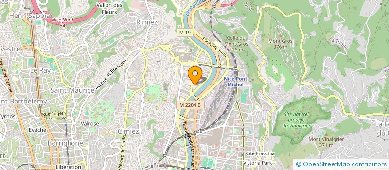 localisation de l'entreprise AMIMI 92 VTC à NICE