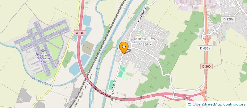 localisation de l'entreprise AMIMMO à MAREUIL-LES-MEAUX