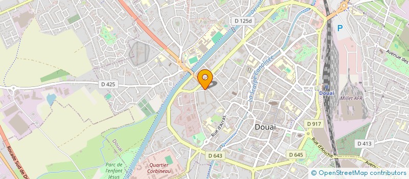 localisation de l'entreprise A¿MIN à DOUAI