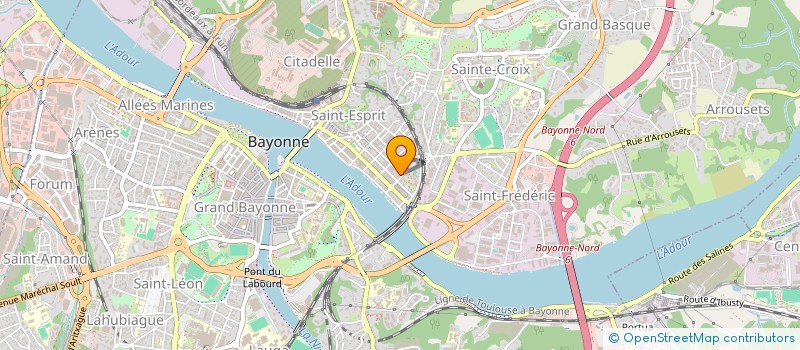 localisation de l'entreprise AMIN à BAYONNE