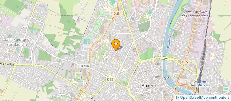 localisation de l'entreprise AMIN  AUXERRE