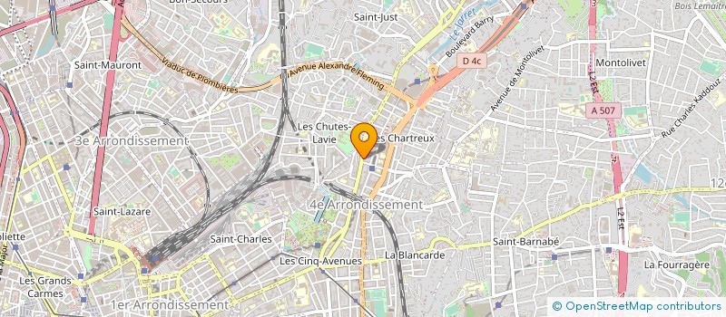 localisation de l'entreprise AMINA à MARSEILLE