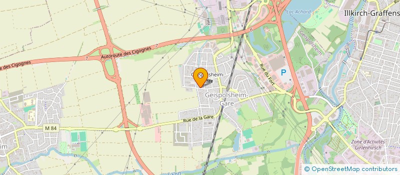 localisation de l'entreprise AMINA à GEISPOLSHEIM