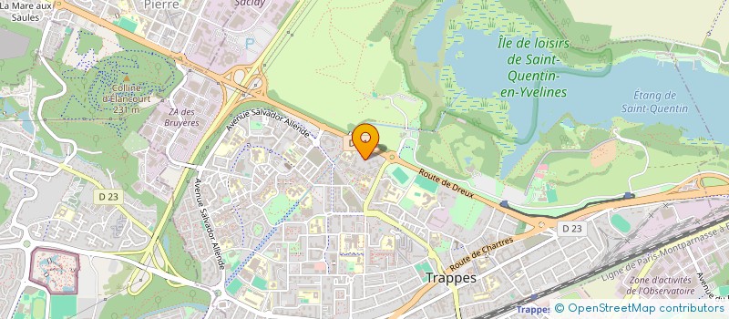 localisation de l'entreprise AMINA  TRAPPES