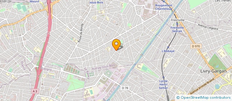 localisation de l'entreprise AMINA AMBULANCES à AULNAY-SOUS-BOIS