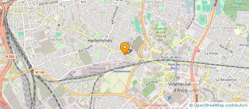 localisation de l'entreprise AMINA EL FATHI AMEUR à LILLE