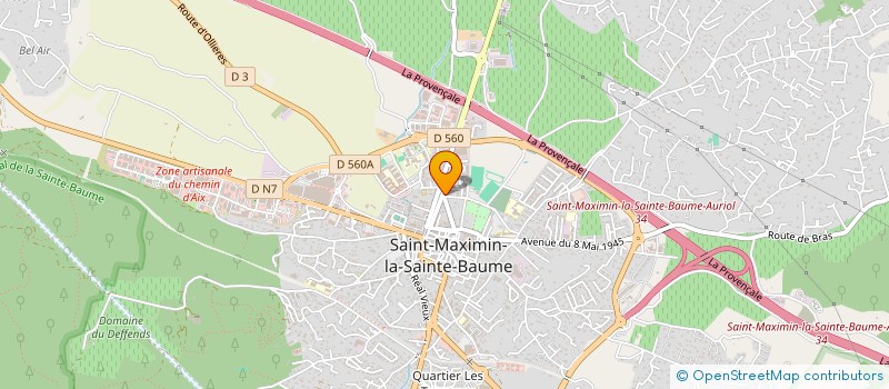 localisation de l'entreprise AMINA SUSHI  SAINT-MAXIMIN-LA-SAINTE-BAUME