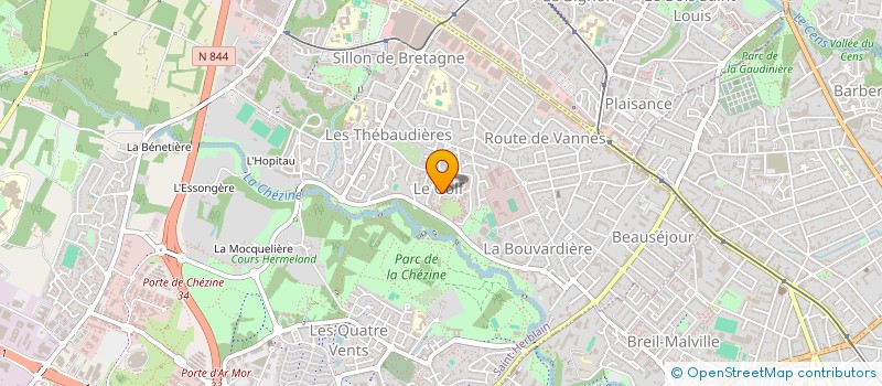 localisation de l'entreprise AMINAT à SAINT-HERBLAIN