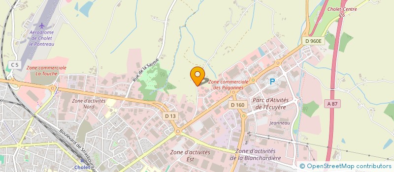localisation de l'entreprise AMINATURE à CHOLET