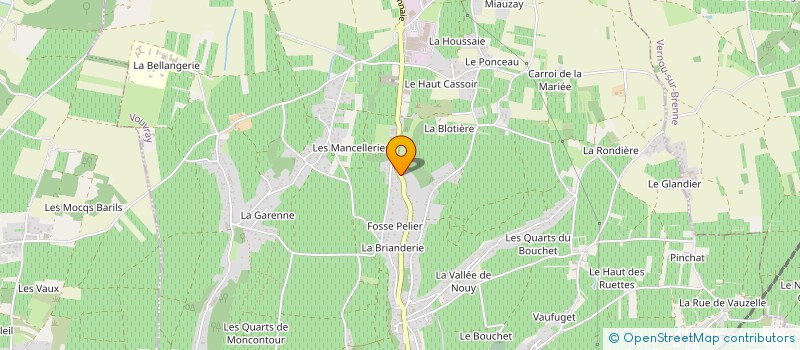 localisation de l'entreprise AMINCY G'M à VOUVRAY