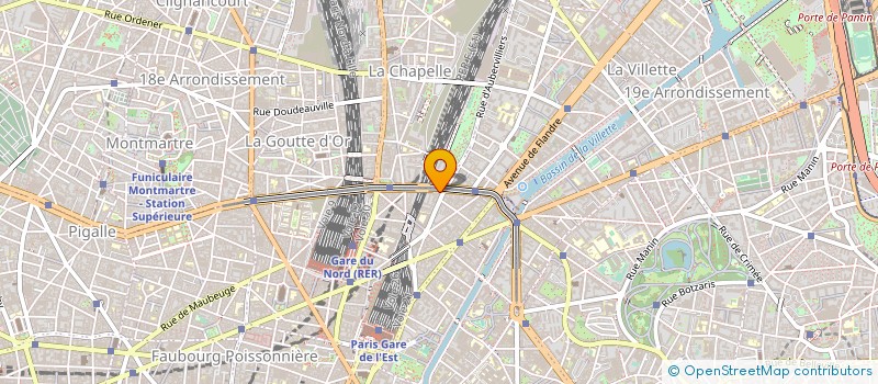 localisation de l'entreprise AMINE à PARIS