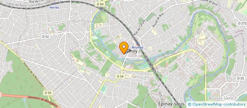 localisation de l'entreprise AMINE COIFFURE à BRUNOY