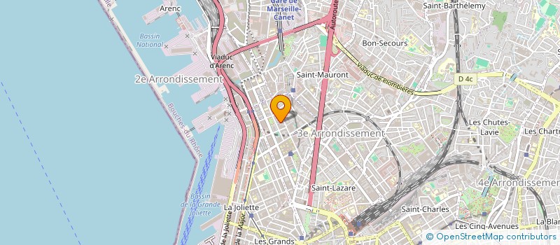 localisation de l'entreprise AMINE FIBRE  MARSEILLE