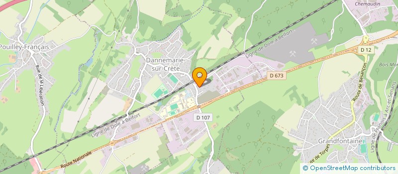 localisation de l'entreprise AMINE IMMOBILIER  POUILLEY-LES-VIGNES