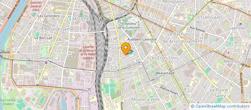 localisation de l'entreprise AMINE/KADDOURI  LYON