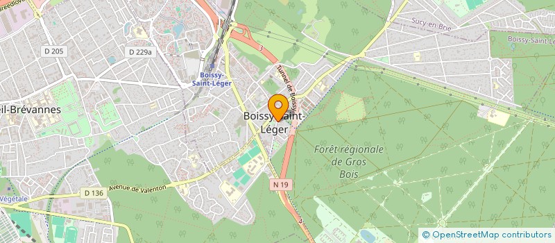 localisation de l'entreprise AMINE SASU à BOISSY-SAINT-LEGER