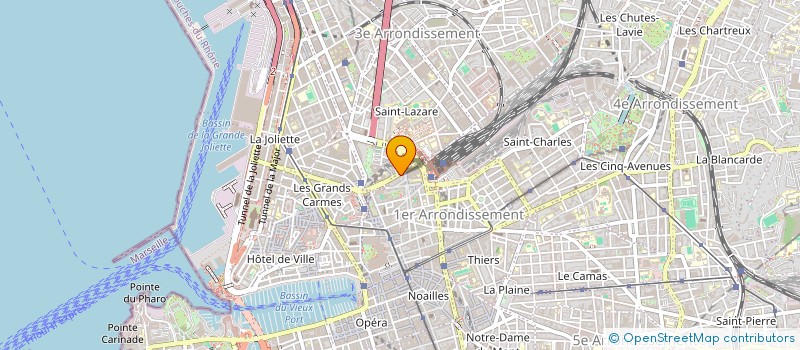localisation de l'entreprise AMINEX à MARSEILLE