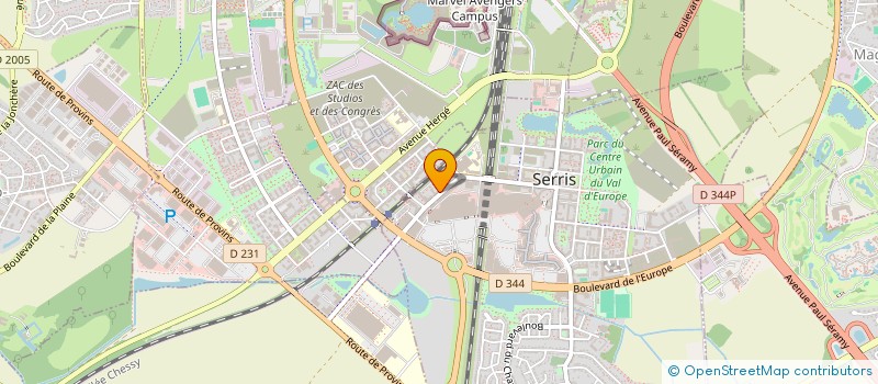 localisation de l'entreprise AMINIE  SERRIS