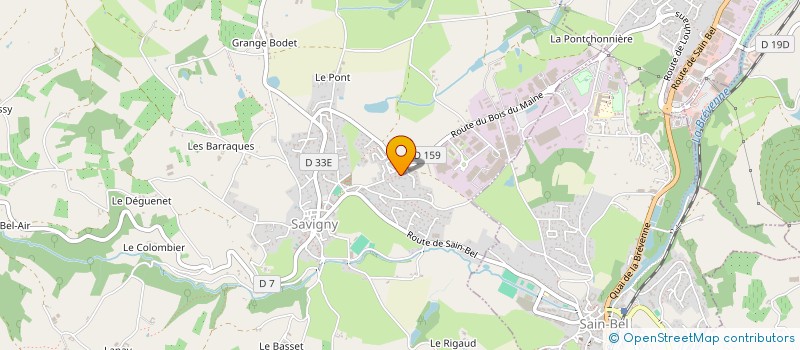 localisation de l'entreprise AMINOV CONSEIL à SAVIGNY
