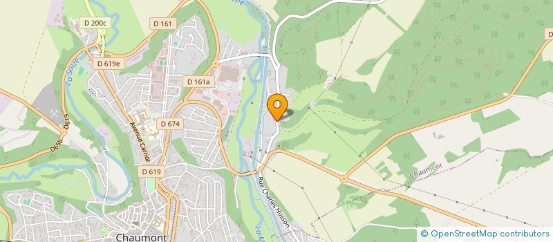 localisation de l'entreprise AMINVEST à CHAUMONT