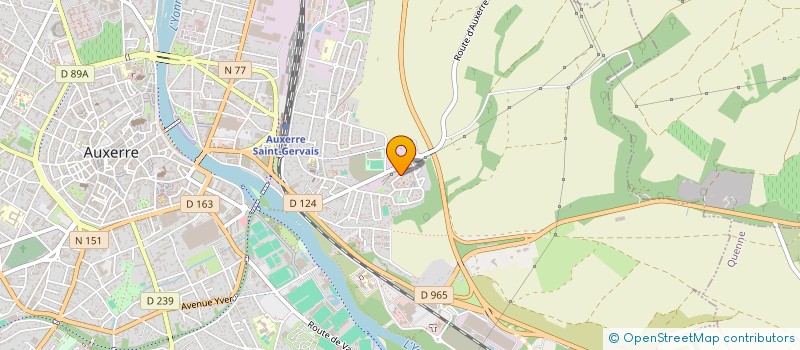 localisation de l'entreprise AMINVEST à AUXERRE