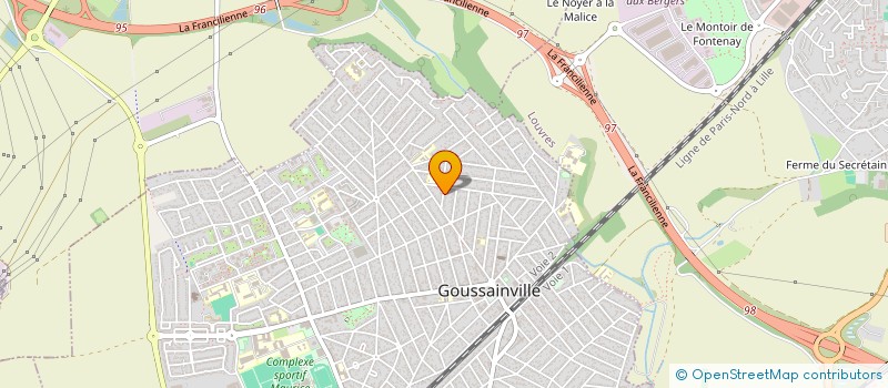 localisation de l'entreprise AMINZ à GOUSSAINVILLE