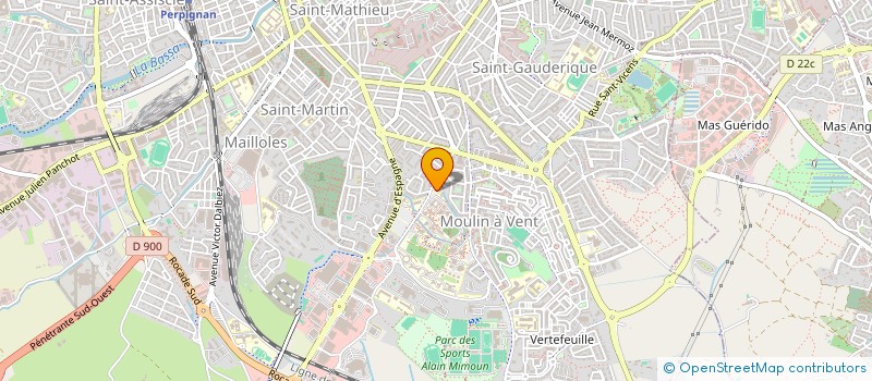 localisation de l'entreprise AMIOS DELS ESTUDIS CATALANS UNIV PERPINY  PERPIGNAN
