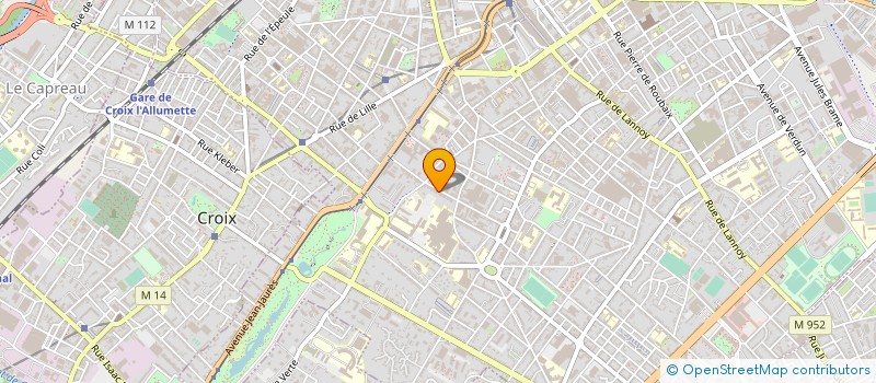 localisation de l'entreprise AMIOT ARNOUX ARCHITECTES  ROUBAIX