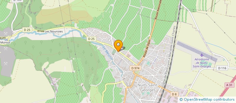 localisation de l'entreprise AMIOT BERNARD ET FILS à NUITS-SAINT-GEORGES