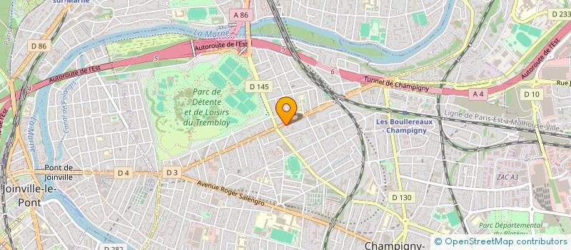 localisation de l'entreprise AMIOTEC CONSULTING à CHAMPIGNY-SUR-MARNE