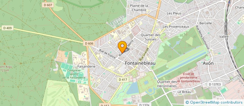 localisation de l'entreprise AMIPIC  FONTAINEBLEAU