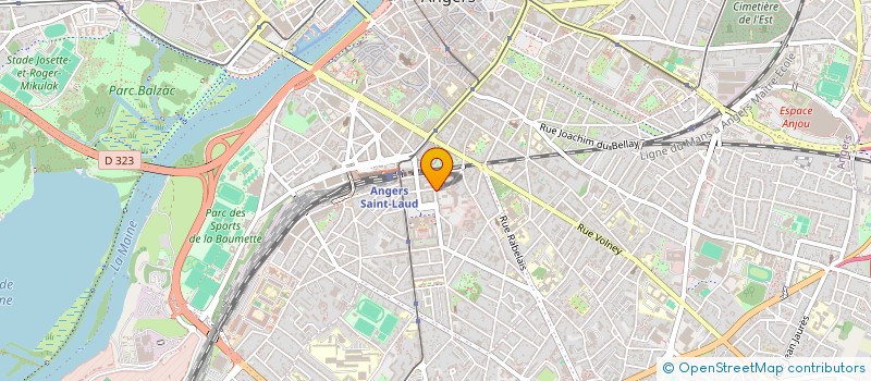 localisation de l'entreprise AMIPOL'ANGES à ANGERS