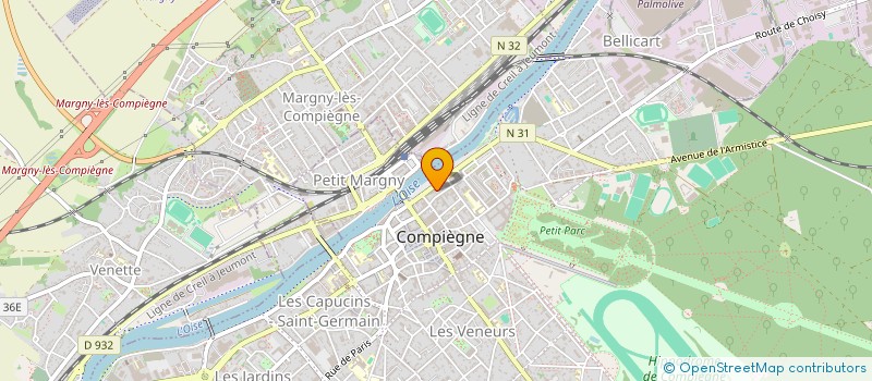 localisation de l'entreprise AMIPUB à COMPIEGNE