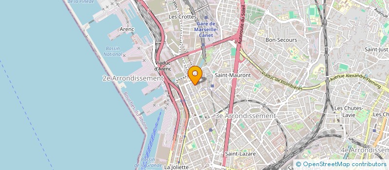 localisation de l'entreprise AMIR à MARSEILLE