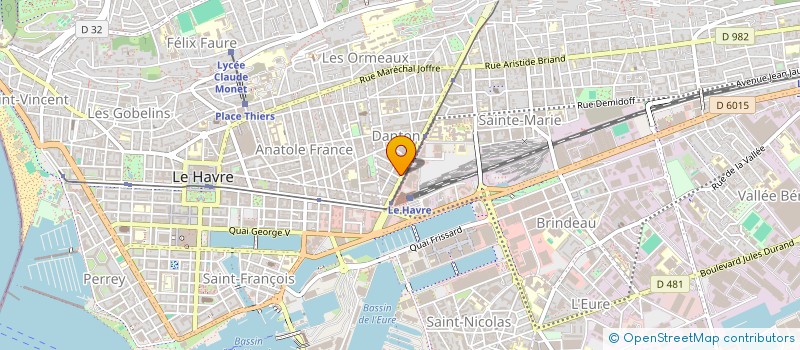 localisation de l'entreprise AMIR  LE HAVRE